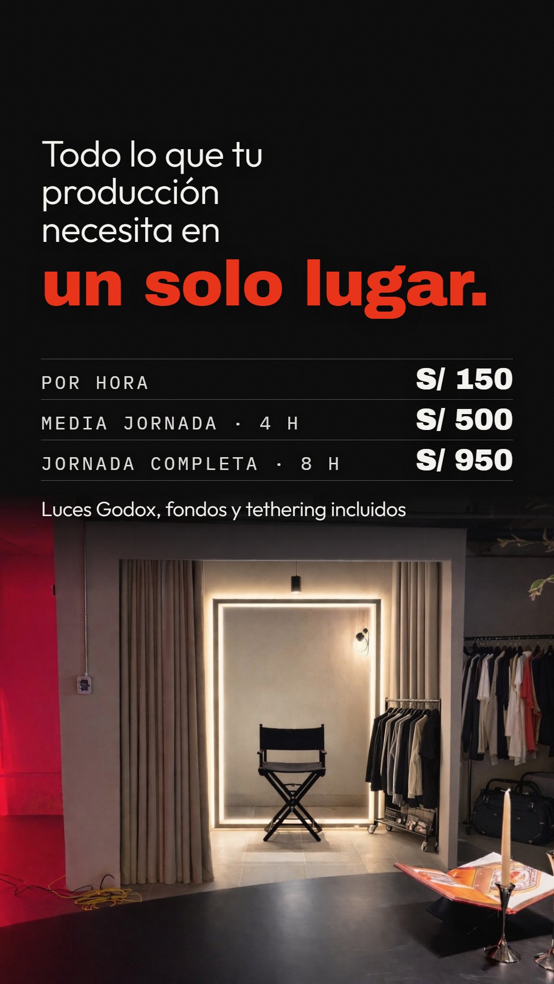 Arte de referencia de Base 8: Todo lo que tu producción necesita en un solo lugar, con precios por hora, media jornada y jornada completa